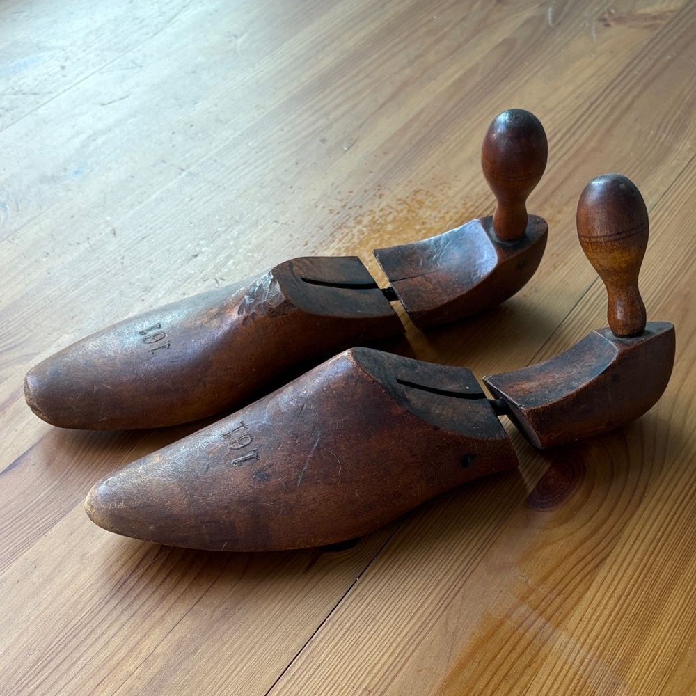 Antique Brown Wooden Cobbler’s Shoe Forms